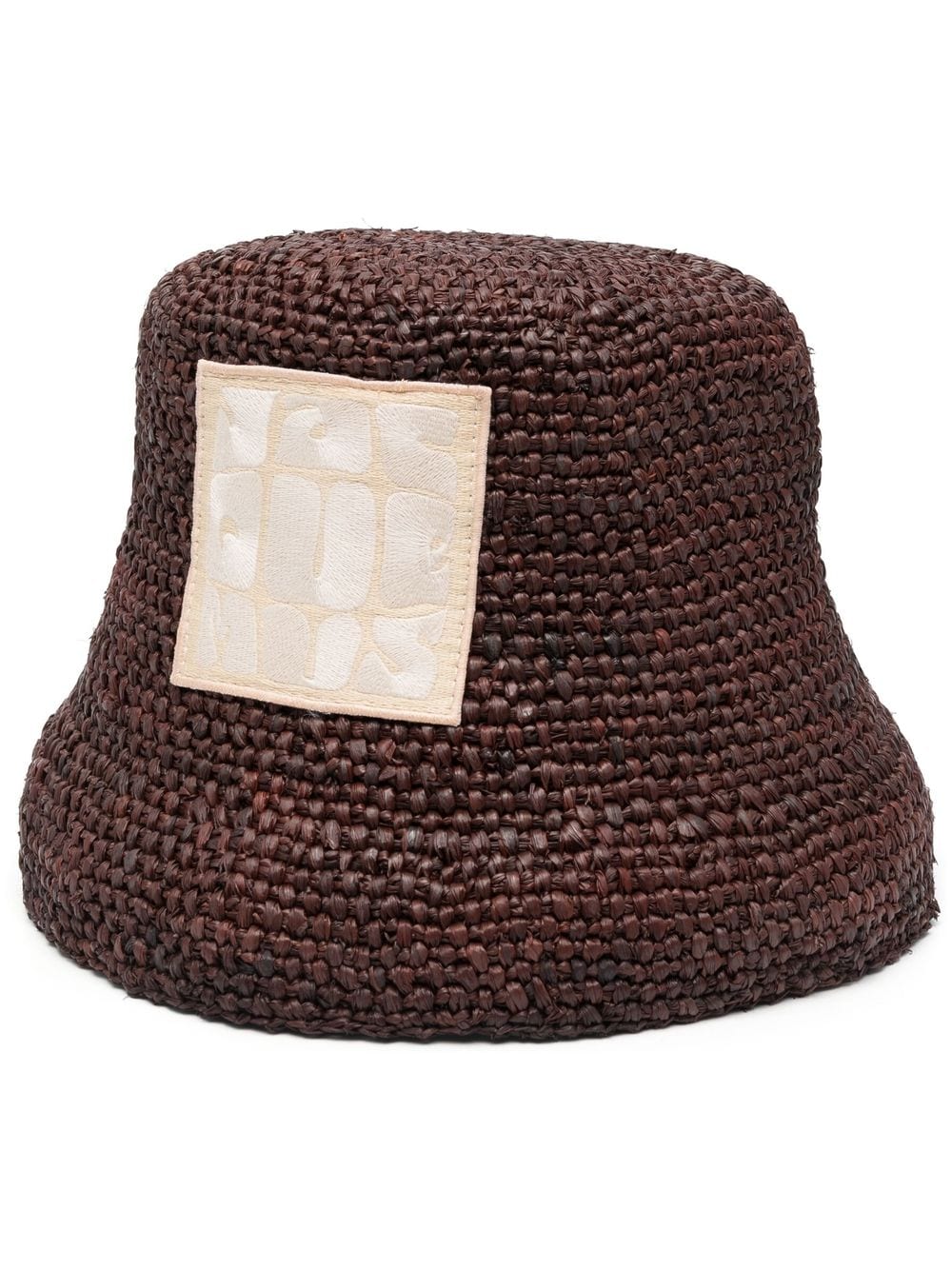 JACQUEMUS Hats Brown Raffia