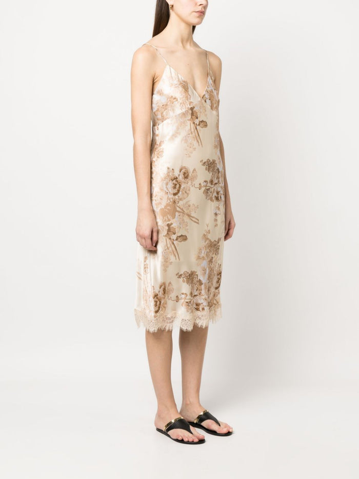 GOLD HAWK Dresses Beige Outer: Silk