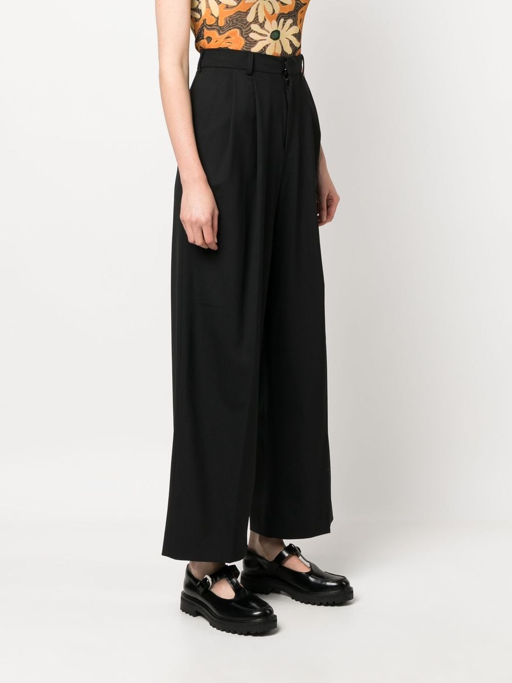 AZ FACTORY WITH LUTZ HUELLE Trousers Black Outer: Virgin Wool
