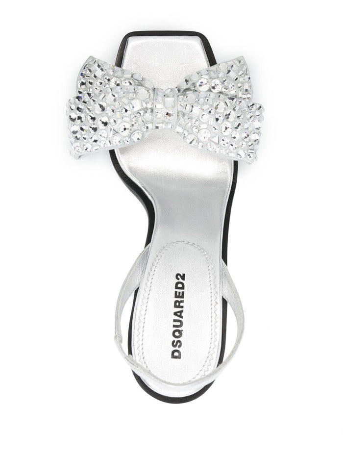Dsquared2 Sandals Silver Outer: Calf Leather