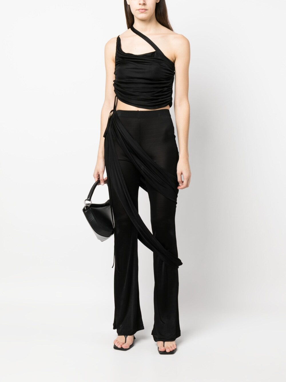 Andrea Adamo Top Black Viscose