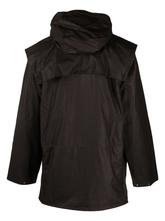 Barbour Coats Green Outer: Cotton Lining