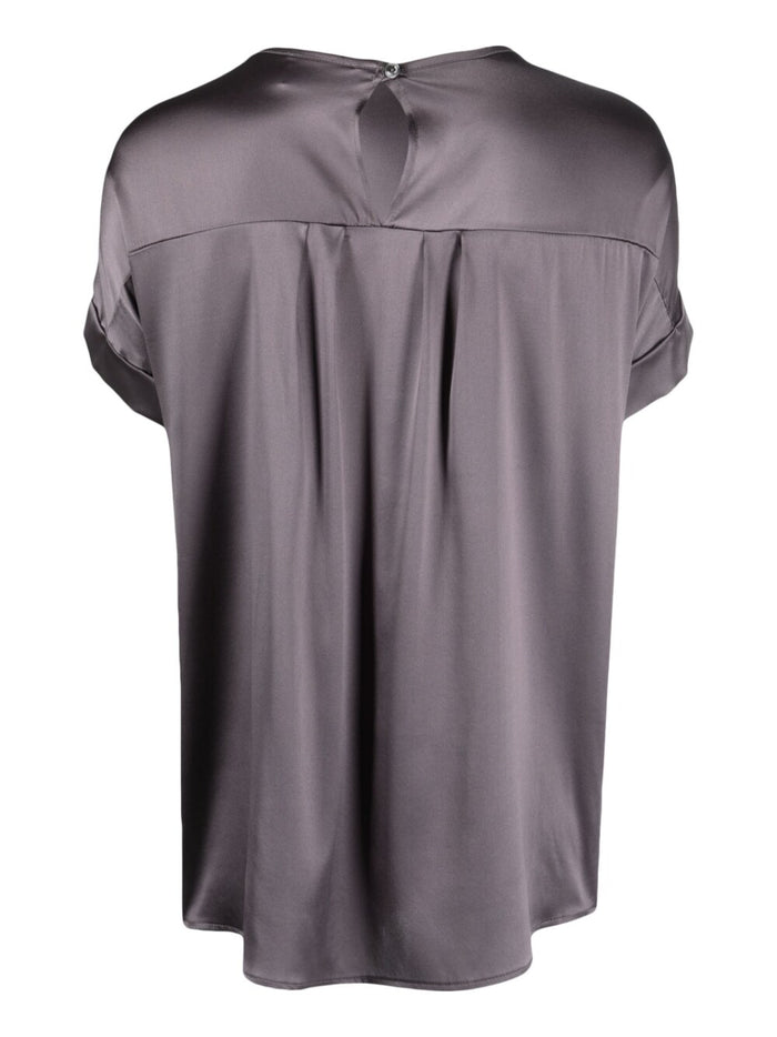 Snobby Sheep Top Grey Silk