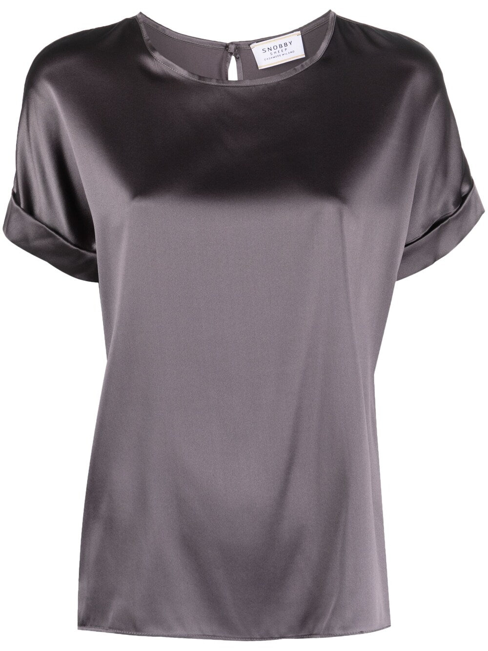 Snobby Sheep Top Grey Silk