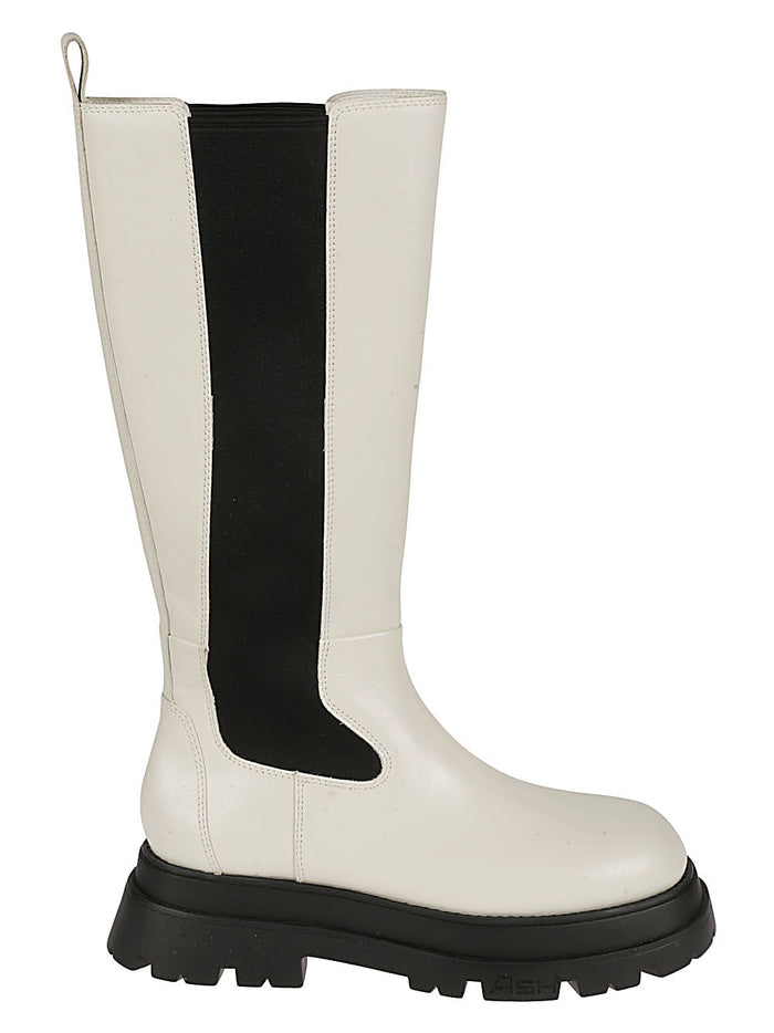 ASH Boots White Upper: Leather