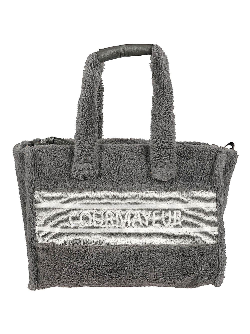 De Siena Bags Grey Main Material: Synthetic Fur