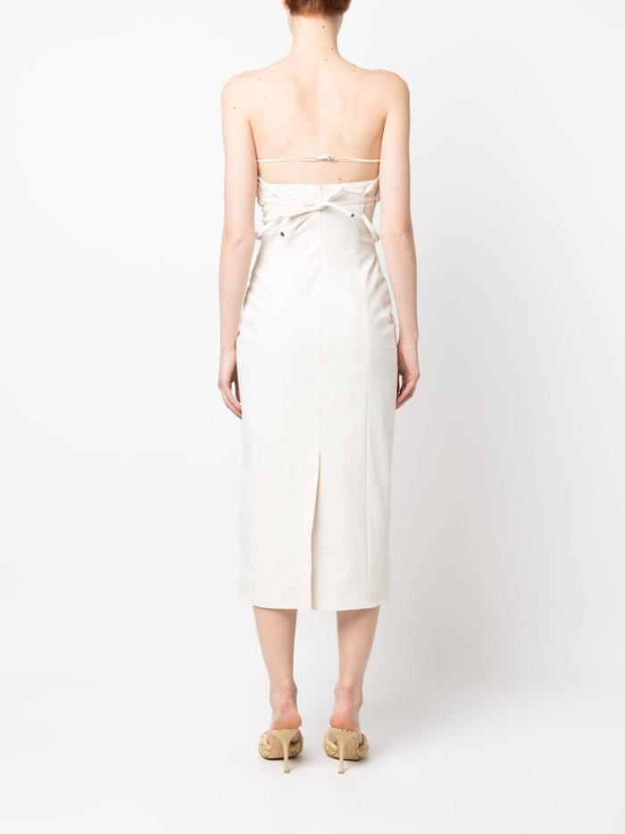 JACQUEMUS Dresses White Polyamide