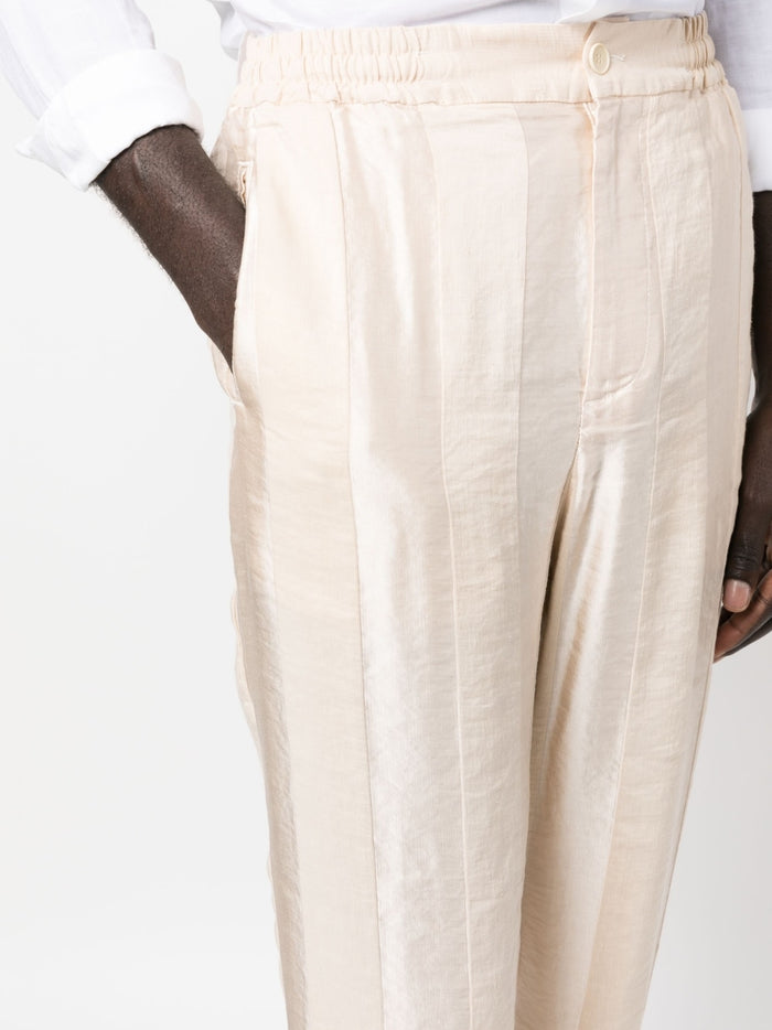 Barena Trousers Beige Linen/flax