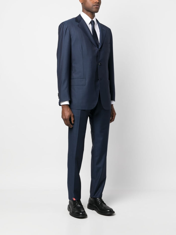 Kiton Pre Suit Blue Lining: Cupro Outer: Wool