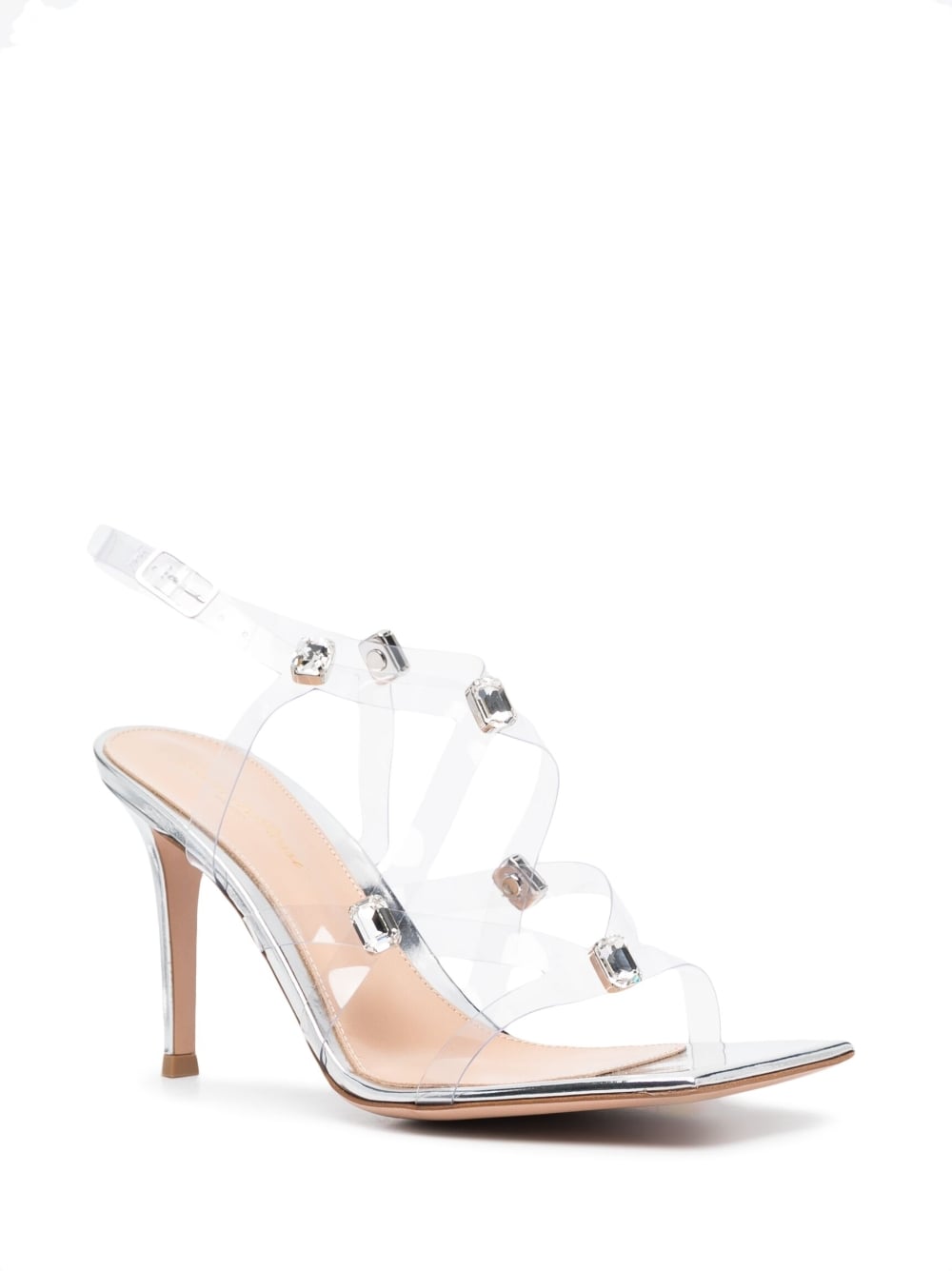 Gianvito Rossi Sandals Grey Sole: Calf Leather