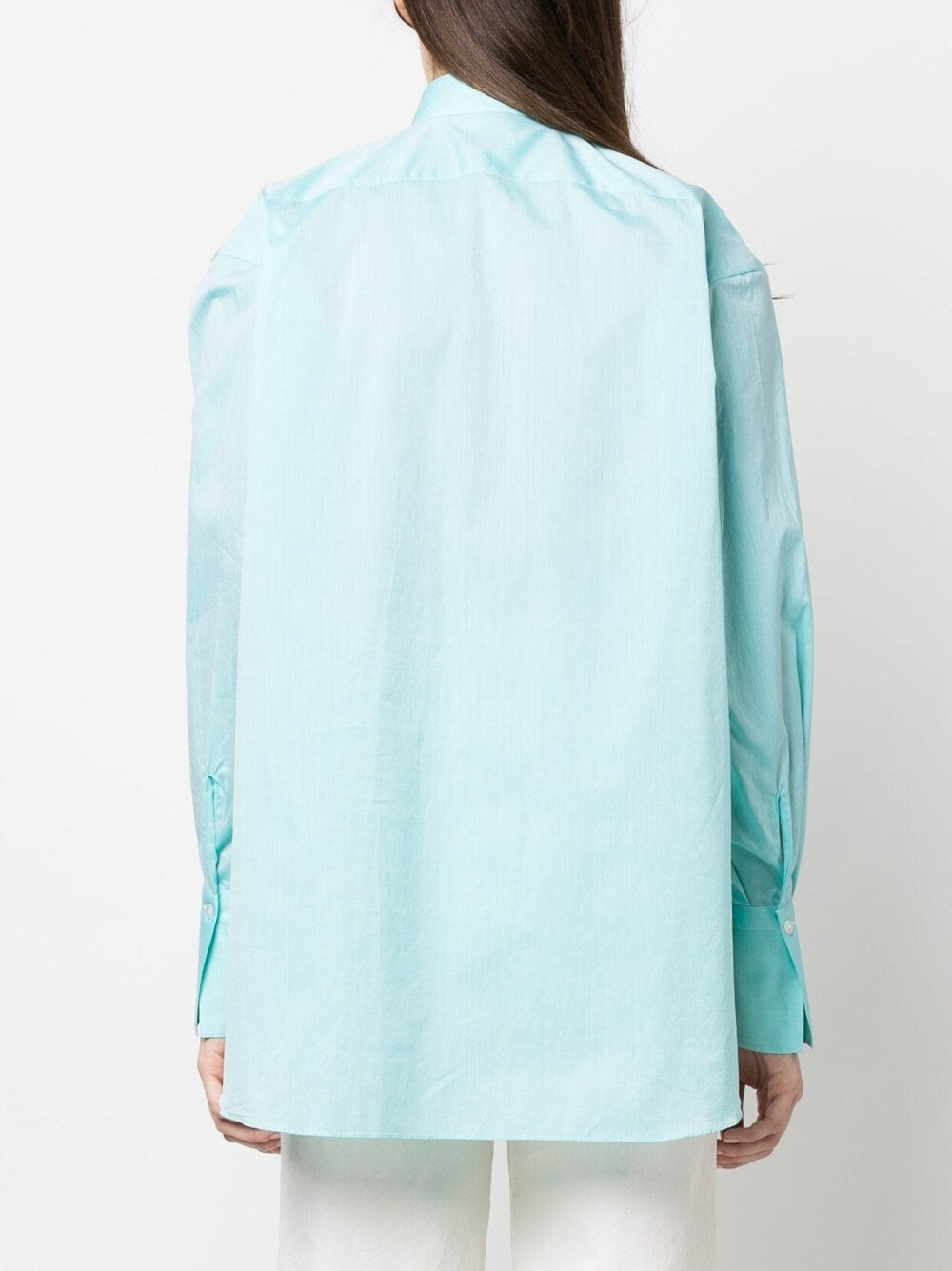 FINAMORE 1925 NAPOLI Shirts Green Linen/flax