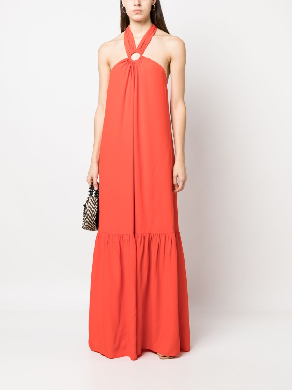 Erika Cavallini Semi-Couture Dresses Red Outer: Acetate