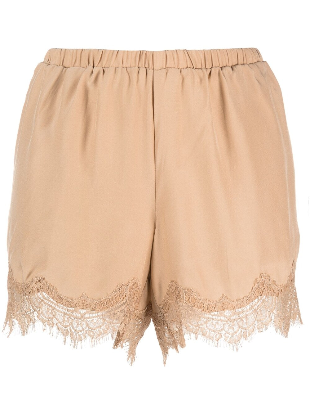 Gold Hawk Shorts Beige Silk
