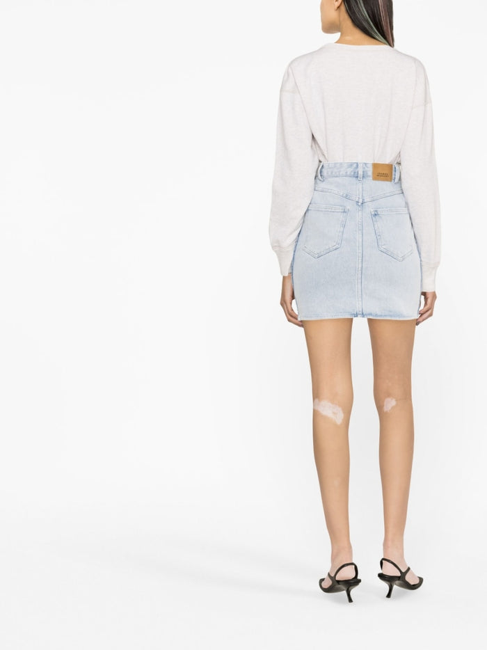 Isabel Marant Skirts Clear Blue Cotton