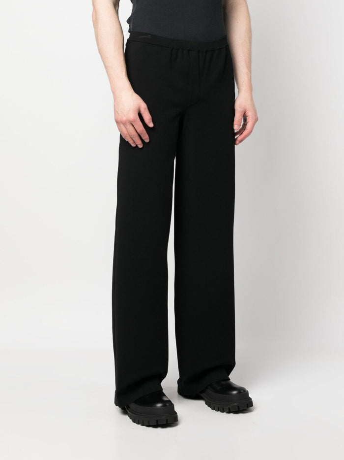 Ferragamo Trousers Black Rayon