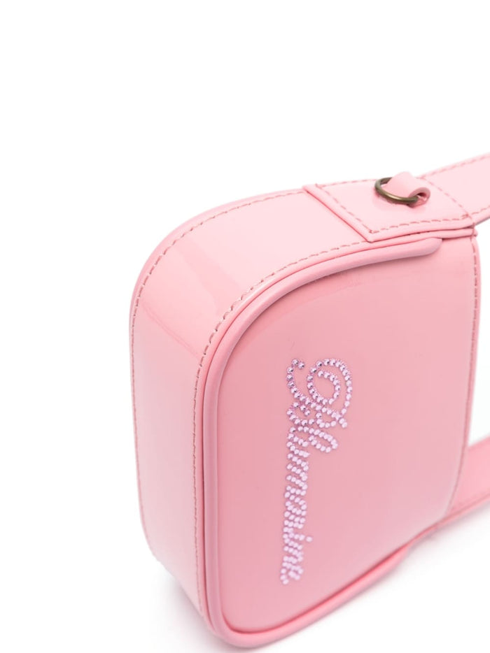 Blumarine Bags Pink Outer: Patent Calf Leather