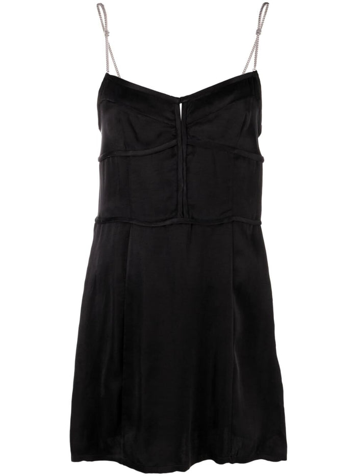 Palm Angels Dresses Grey Cupro