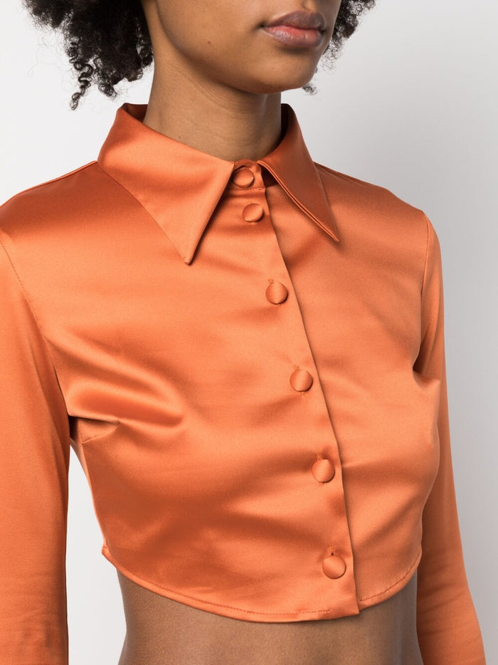 Gcds Top Orange Polyester