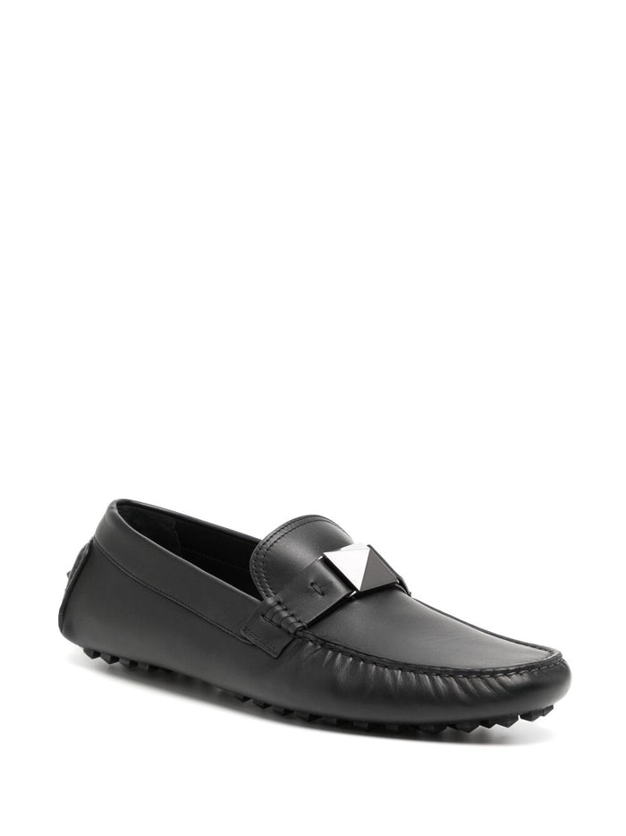 Valentino Garavani Flat Shoes Black Lining: Leather