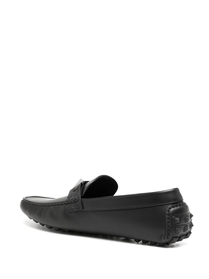 Valentino Garavani Flat Shoes Black Lining: Leather