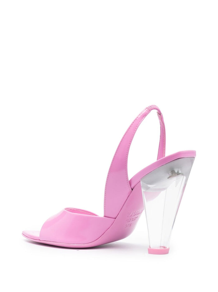 3JUIN Sandals Pink Outer: Calf Leather