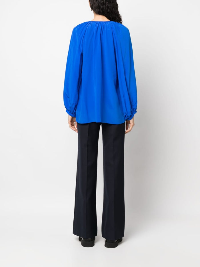 PHAEONIA Top Blue Silk