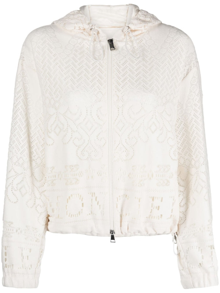 Moncler Coats White Outer: Cotton