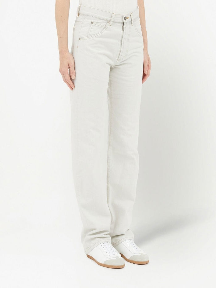 Maison Margiela Jeans Cream Cotton