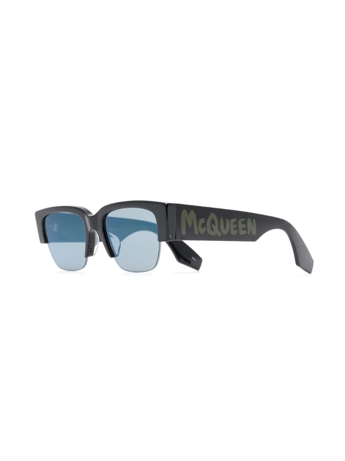 Alexander McQueen Sunglasses Black Acetate