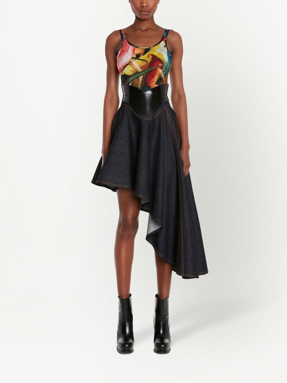 Alexander Mcqueen Skirts Denim