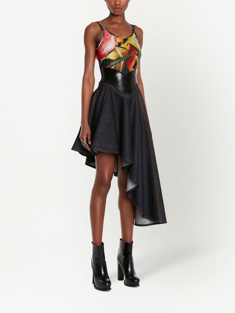 Alexander Mcqueen Skirts Denim