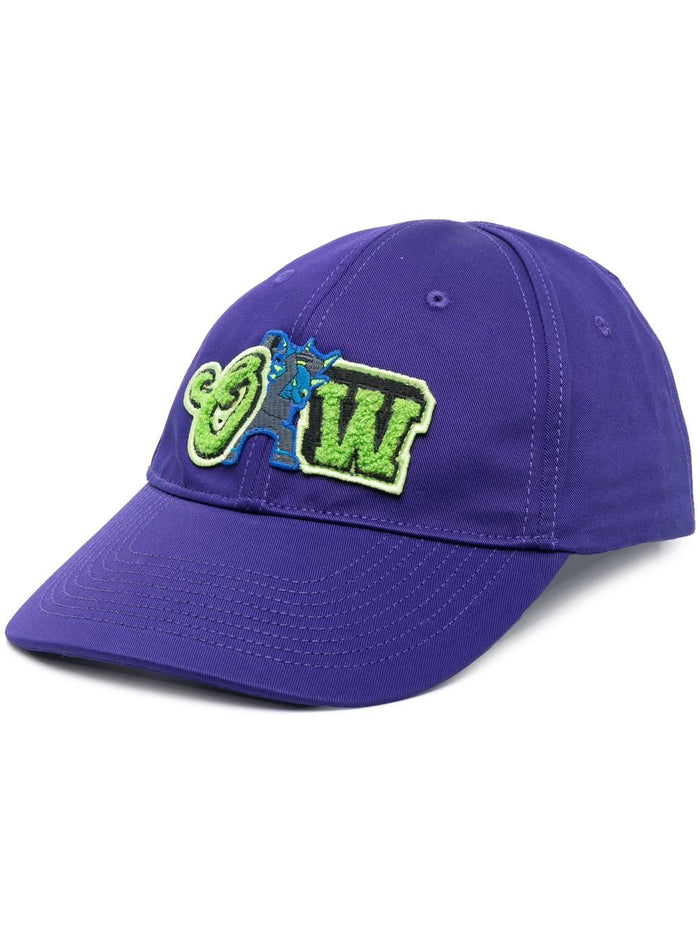 Off White Hats Purple Cotton
