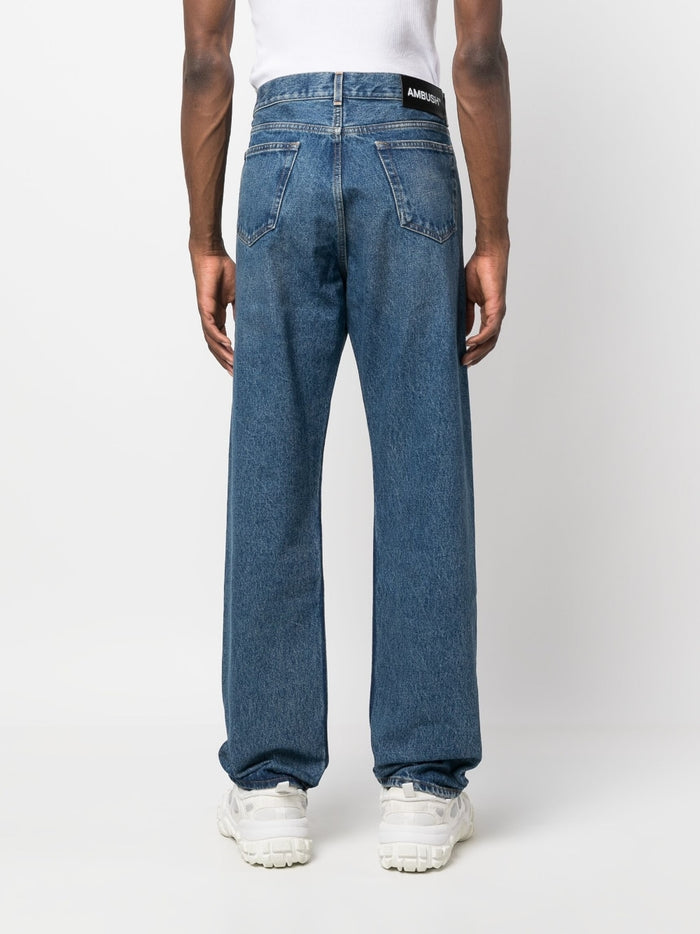 Ambush Jeans Clear Blue Cotton