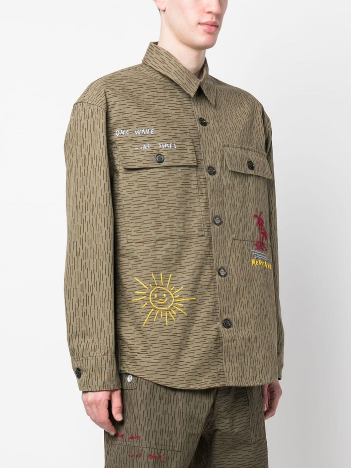 Presidents Shirts Brown Cotton