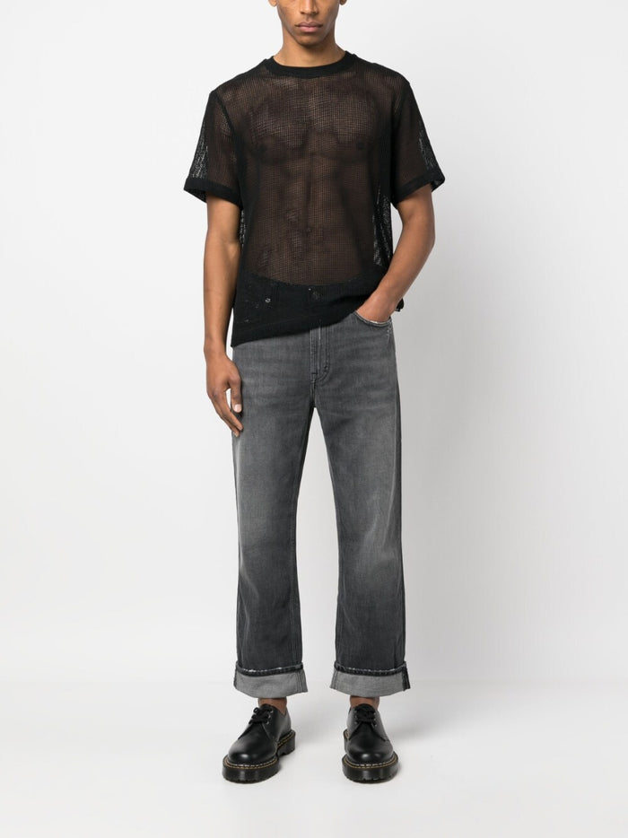 Department5 Trousers Black Cotton