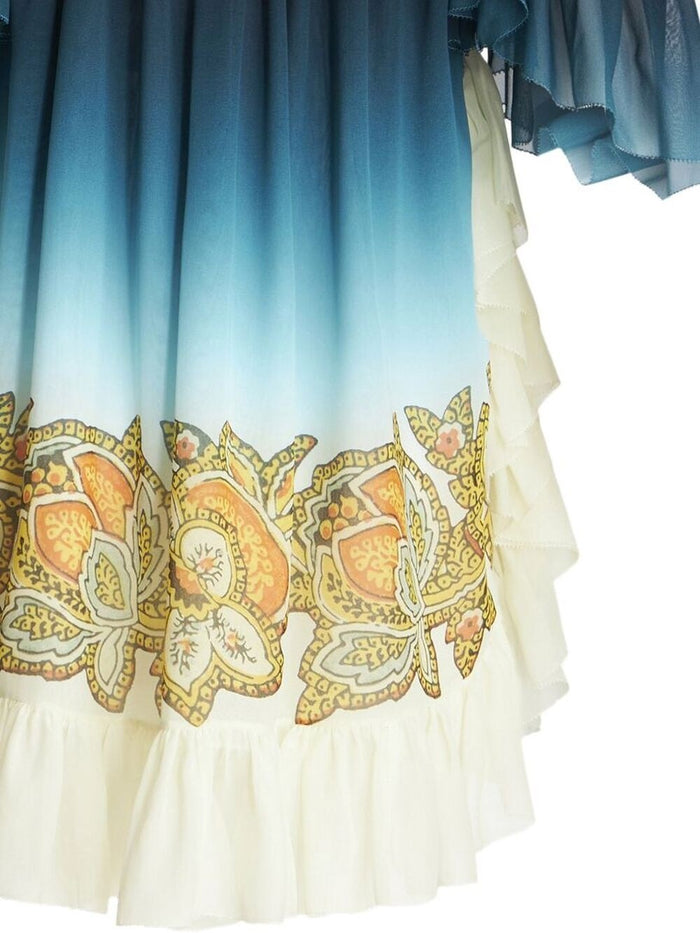 Etro Dresses Blue Silk