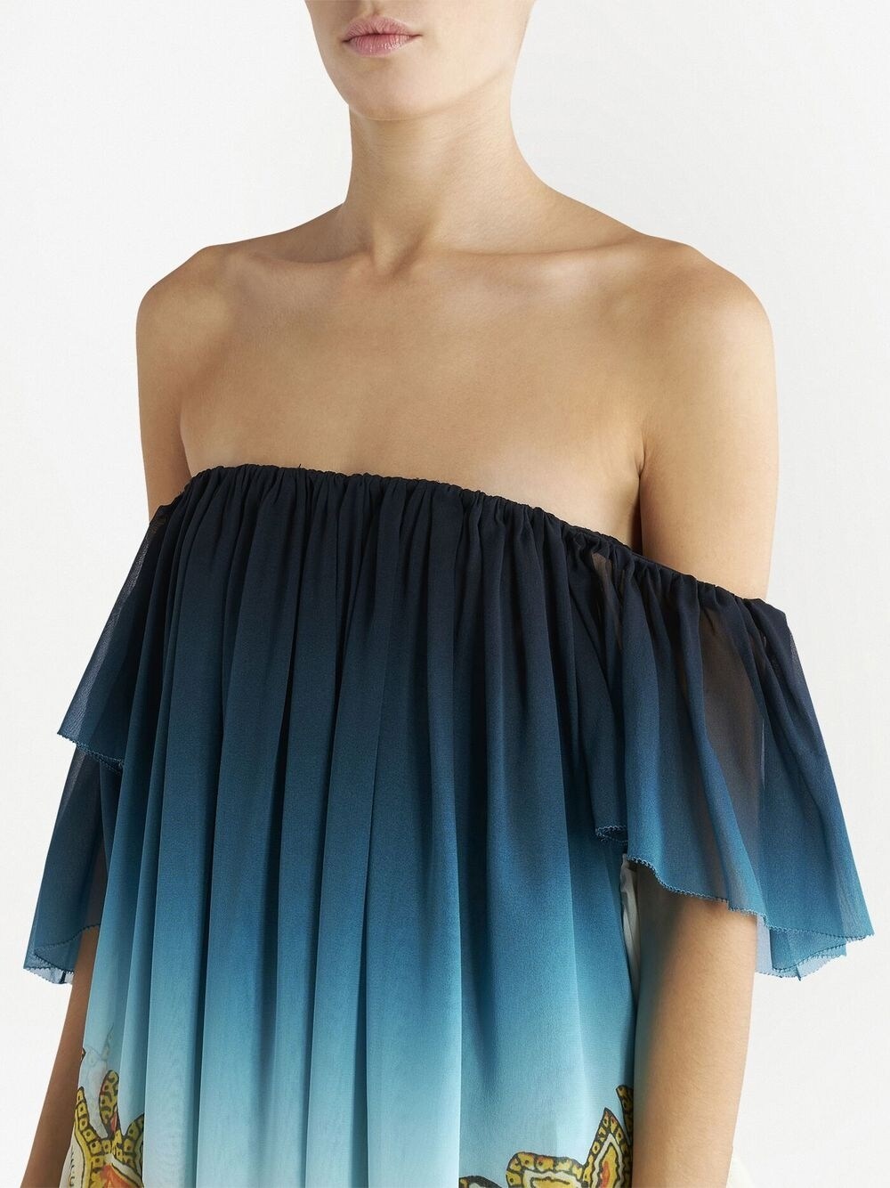 Etro Dresses Blue Silk
