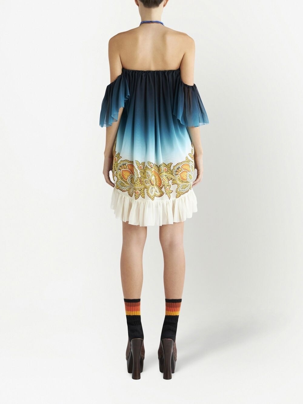 Etro Dresses Blue Silk