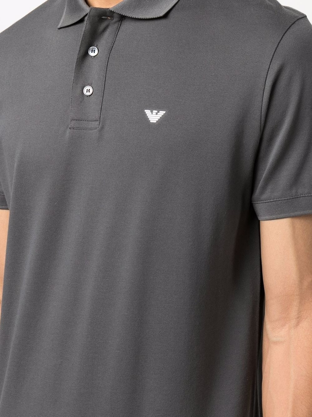 Emporio Armani T-Shirts And Polos Grigio Cotton