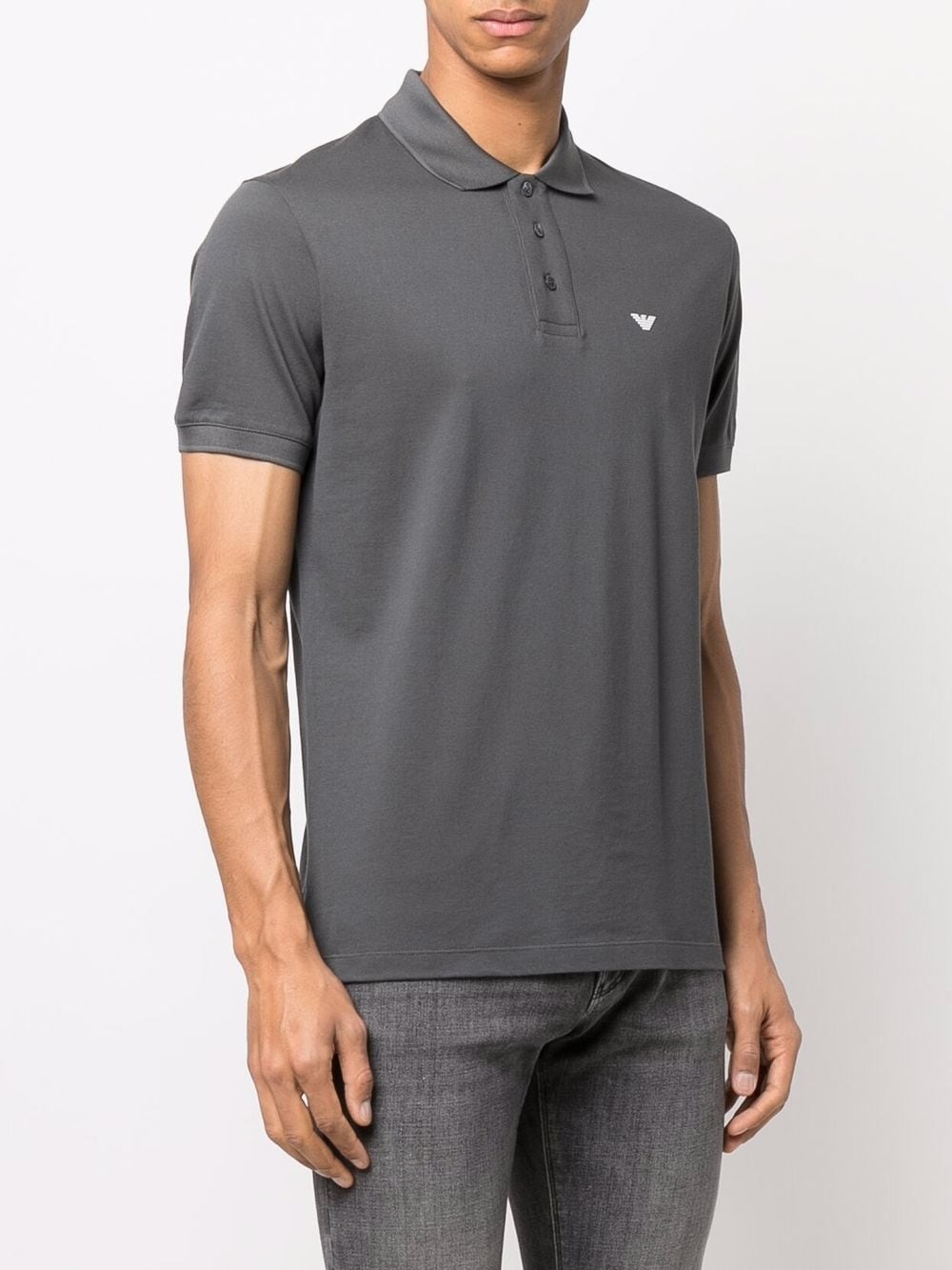 Emporio Armani T-Shirts And Polos Grigio Cotton