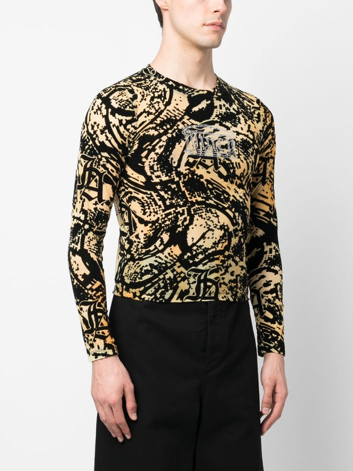 ARIES CAPSULE Top Yellow Polyester
