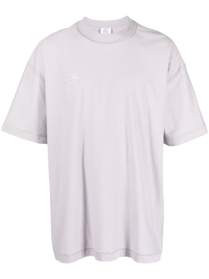 Vetements T-Shirts And Polos Lilac Cotton