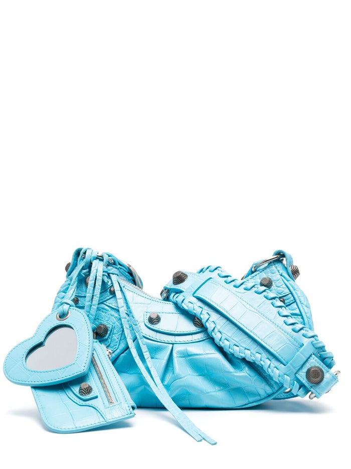 Balenciaga Bags Blue Outer: Calf Leather