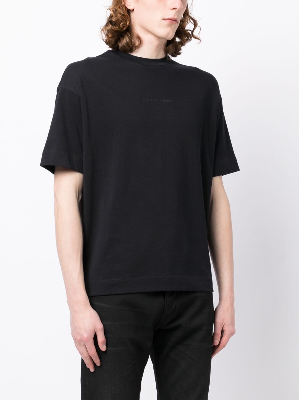 Emporio Armani T-Shirts And Polos Blu Cotton