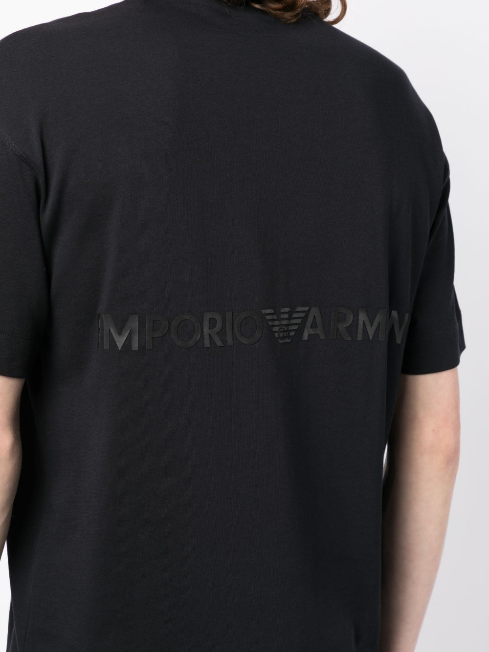 Emporio Armani T-Shirts And Polos Blu Cotton