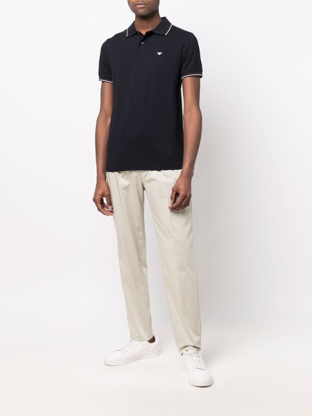 Emporio Armani T-Shirts And Polos Blu Cotton