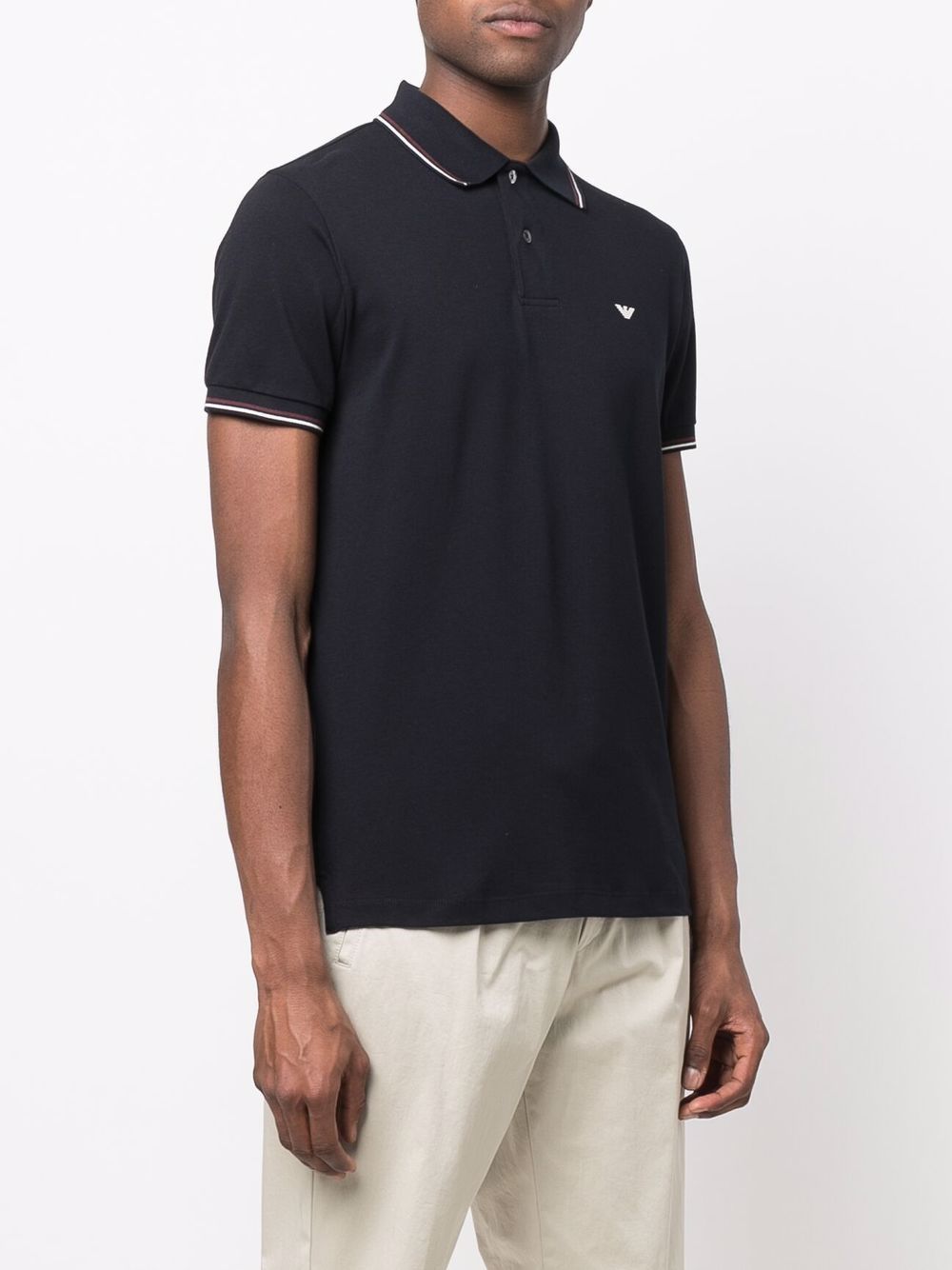 Emporio Armani T-Shirts And Polos Blu Cotton