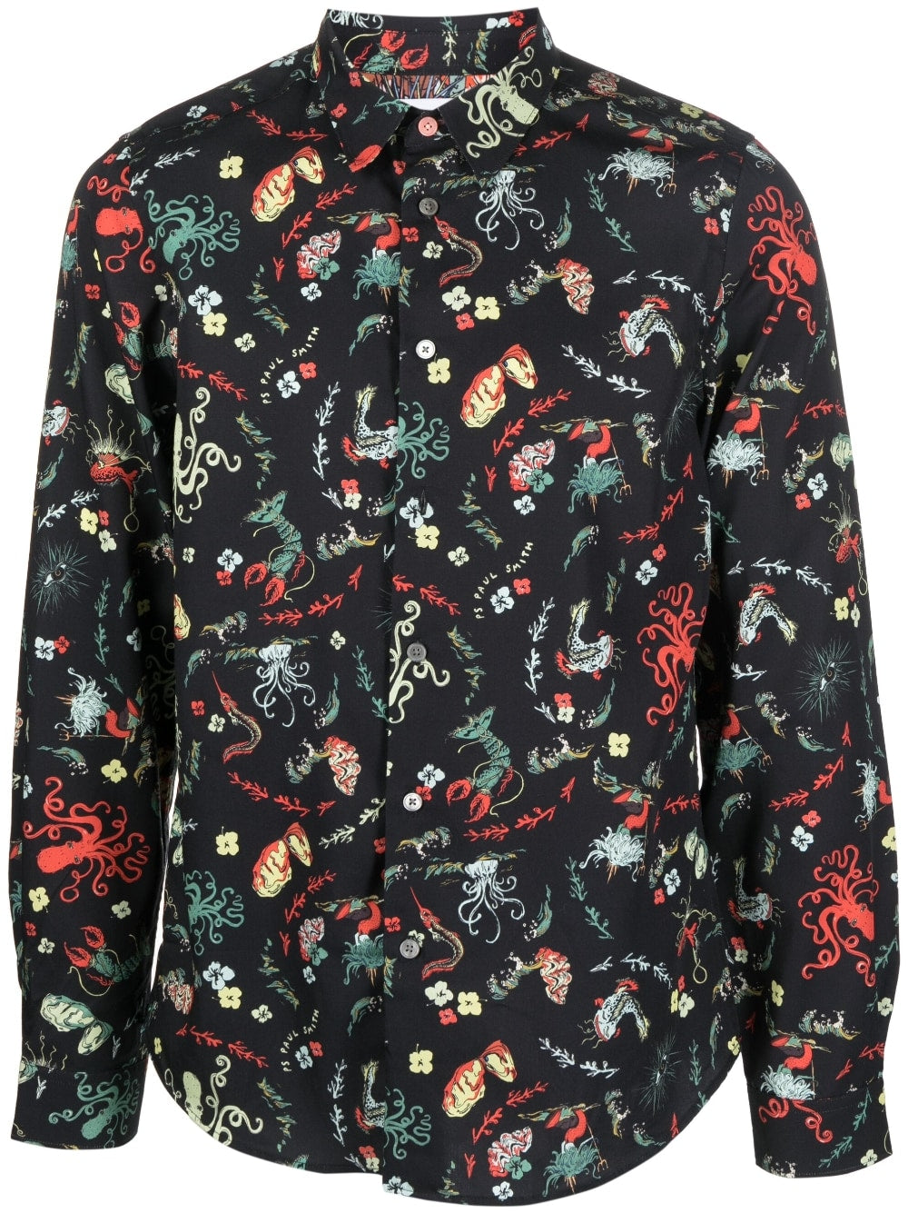 Paul Smith Shirts Black Lyocell