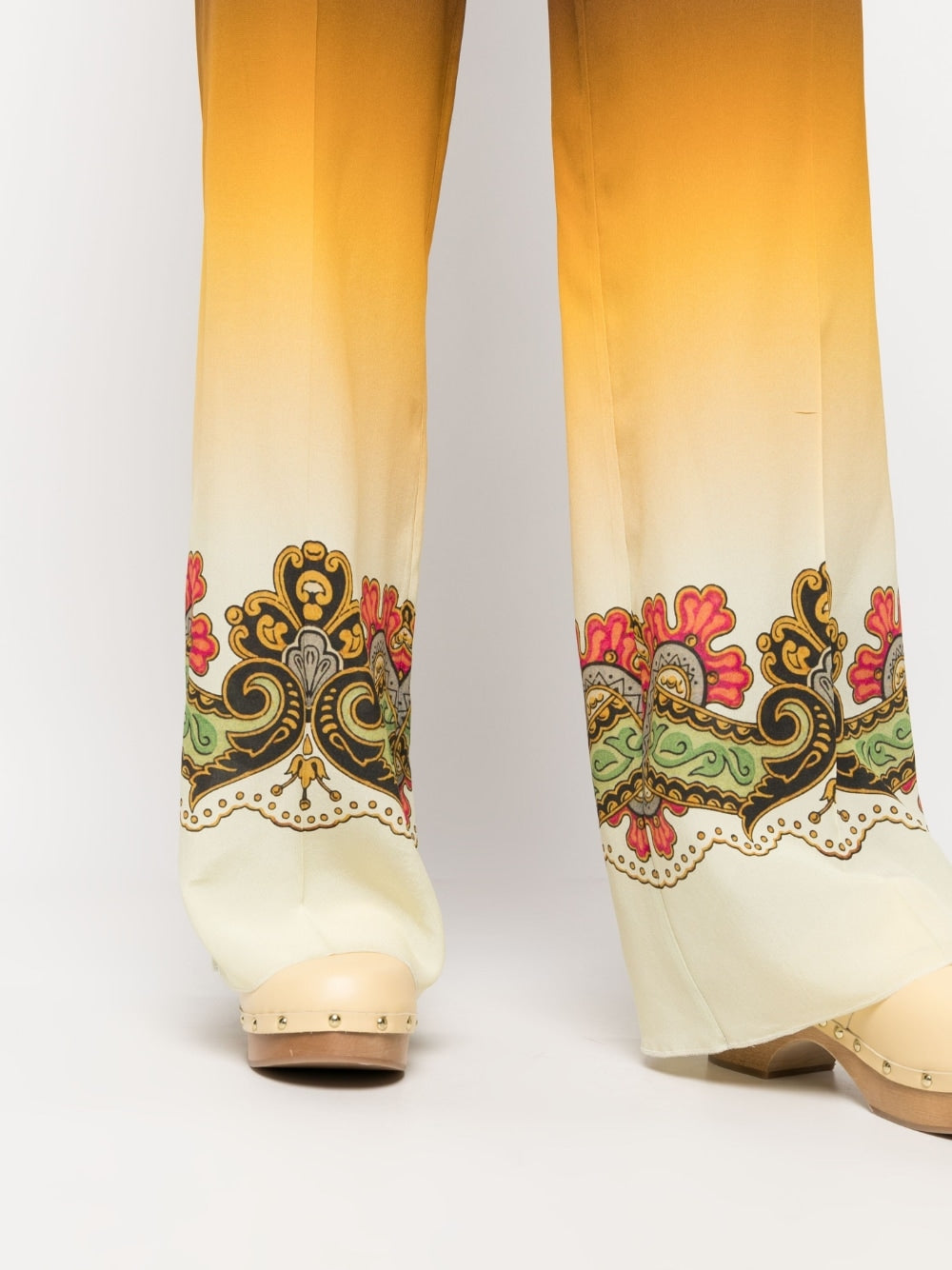 Etro Trousers Black Silk