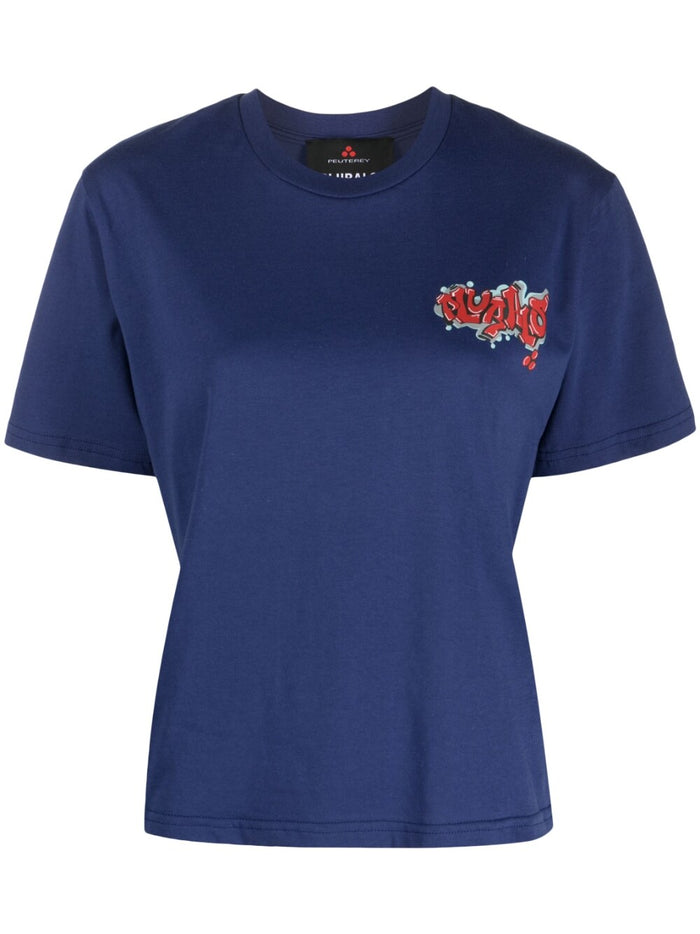 Peuterey T-shirts and Polos Blue Cotton